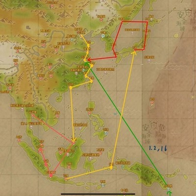 《航海日记2》，最优跑商路线推荐，日本红线收益分析？