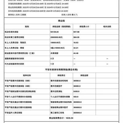 丰田雷凌，平安 vs 人保，哪个性价比更高？