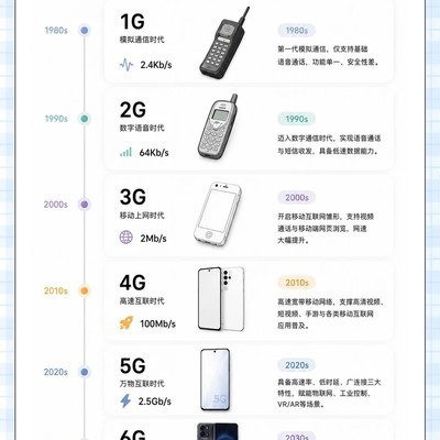 1G到6G跨越了多少年