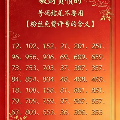 手机号数字能量解析