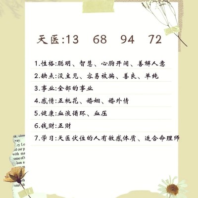 手机号里的神秘数字组合