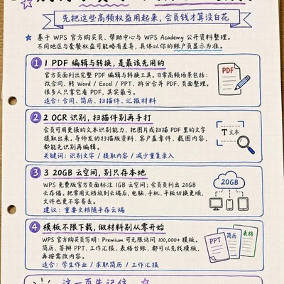 WPS大会员隐藏功能揭秘