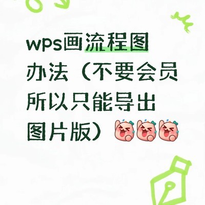 WPS免费画流程图方法
