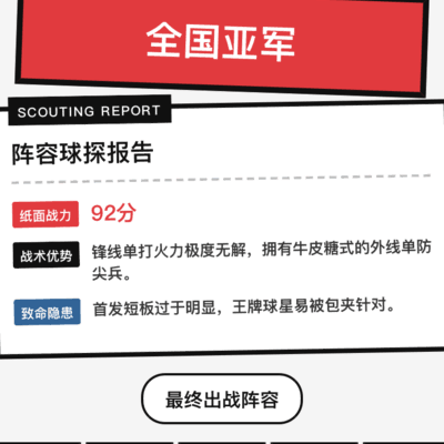 社会生活话题，亚军阵容引争议