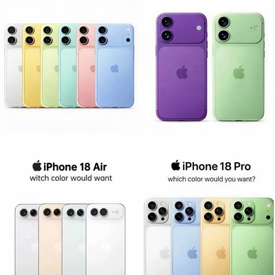 iPhone 18系列新配色曝光