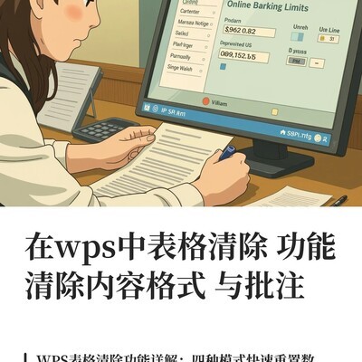 WPS表格清除功能详解