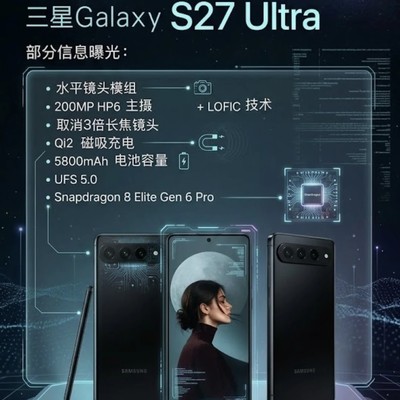 三星S27 Ultra全面革新