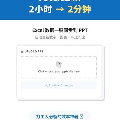 月报PPT自动更新工具
