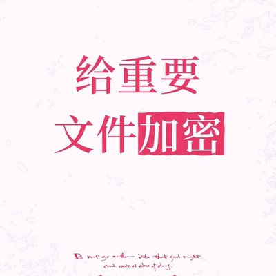 办公文档及文件夹加密指南