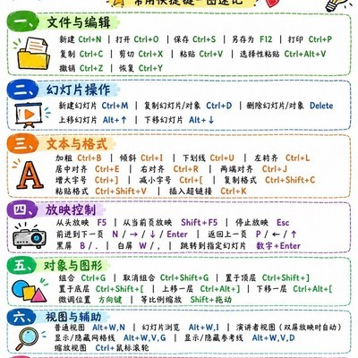 WPS演示高效快捷键大全
