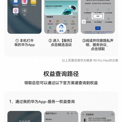 华为手机权益领取指南