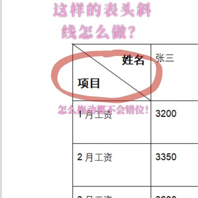 Word一键生成斜线表头