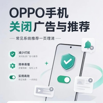OPPO广告推荐关闭指南
