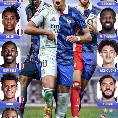 法国锋线豪华阵容