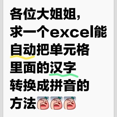 Excel汉字转拼音方法