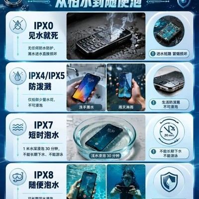 手机防水等级全解析
