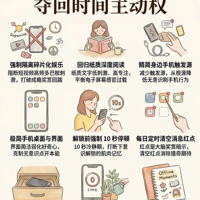 戒断手机依赖的九个方法