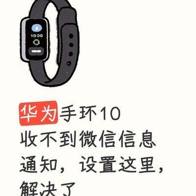 华为手环10微信通知设置