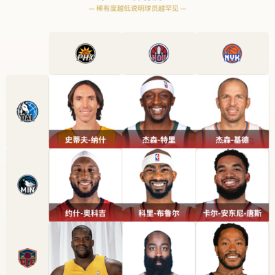太阳森林狼共同效力球员