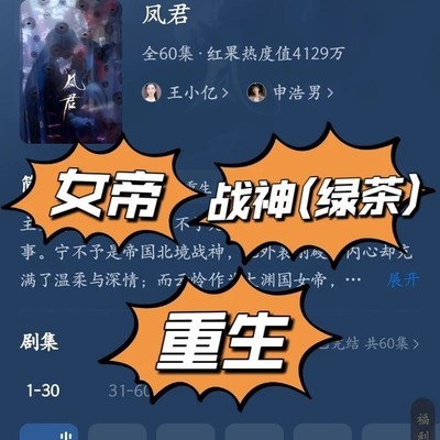 凤君，重生甜宠权谋恋