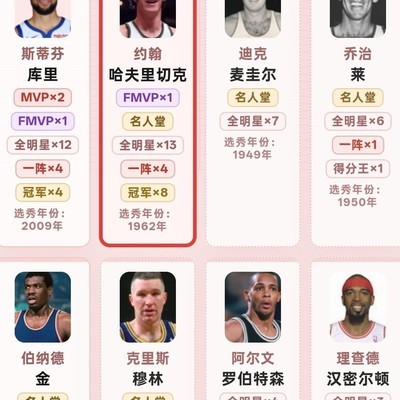 库里与哈夫利切克历史地位之争