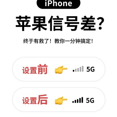 iPhone信号优化设置