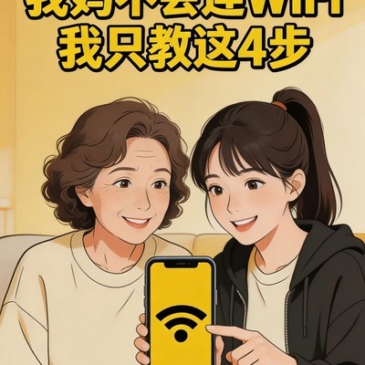 四步教会老人连WiFi