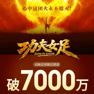 周星驰功夫女足预售破7000万