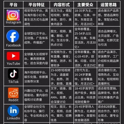 海外七大社媒平台解析