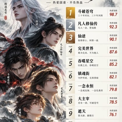 2026年8月国漫榜单揭晓