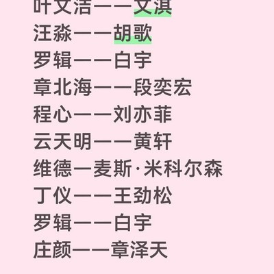 影版三体理想演员阵容