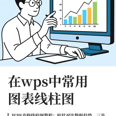 WPS线柱图制作与应用