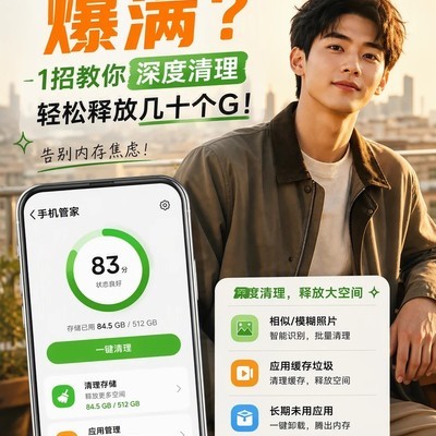 手机自带深度清理指南
