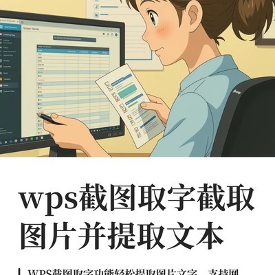 WPS截图取字功能详解