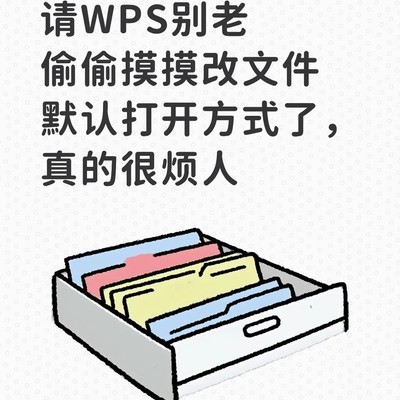 WPS强制修改默认打开方式