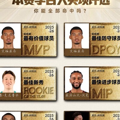 文班亚马双MVP预测