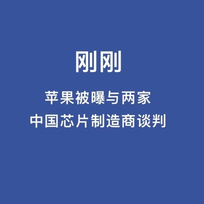 苹果拟采购国产存储芯片