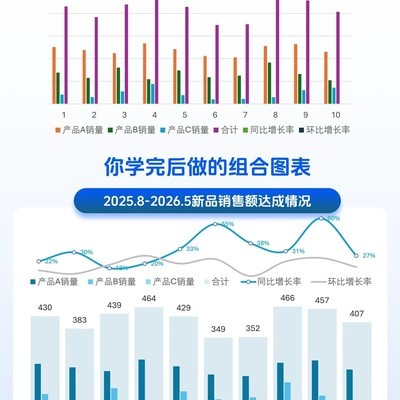 高级感数据图表制作