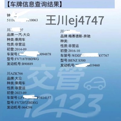 车牌信息泄露风险警示