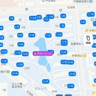 外卖员专用楼号地图