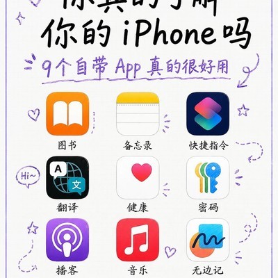 iPhone自带App的实用价值