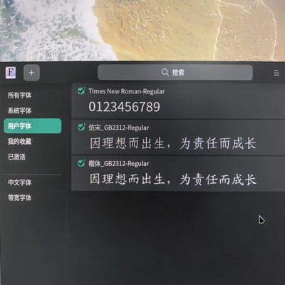 统信系统WPS无法显示Times New Roman