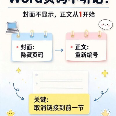 Word分节设置页码技巧