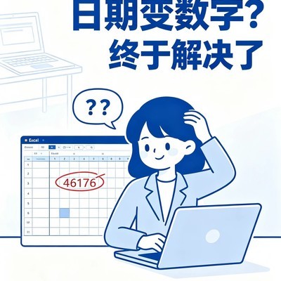 Excel日期变数字的解决方法