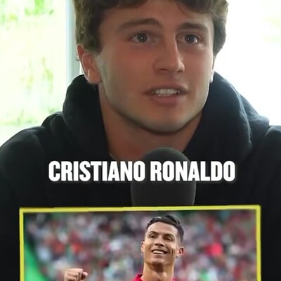 内维斯称C罗为GOAT