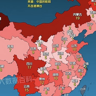 机场数量大排名，这些省份出乎意料！