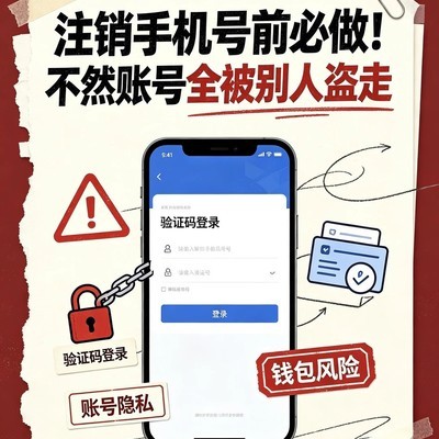 注销手机号前必须解绑所有账号