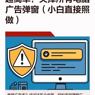 一键关闭电脑广告弹窗