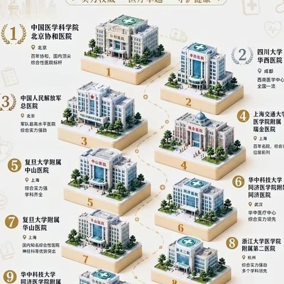 中国十大顶尖医院榜单
