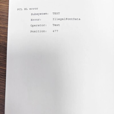 PDF打印异常问题